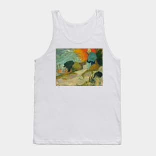 Washerwomen in Arles by Paul Gauguin Tank Top